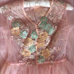 Beautiful wedding robe